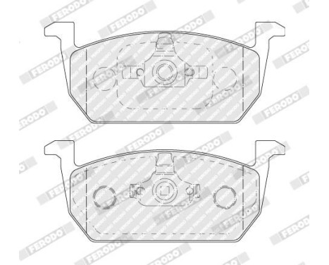 Brake Pad Set, disc brake PREMIER ECO FRICTION FDB5069 Ferodo, Image 3