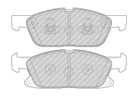Brake Pad Set, disc brake PREMIER ECO FRICTION FDB5087 Ferodo