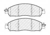 Brake Pad Set, disc brake PREMIER ECO FRICTION FDB5090 Ferodo