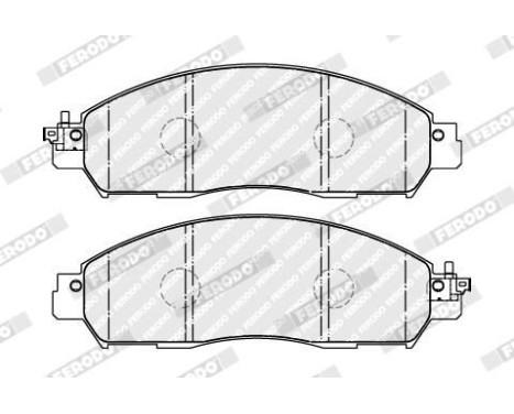 Brake Pad Set, disc brake PREMIER ECO FRICTION FDB5090 Ferodo, Image 2