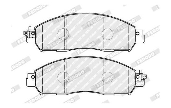 Brake Pad Set, disc brake PREMIER ECO FRICTION FDB5090 Ferodo, Image 2