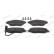 Brake Pad Set, disc brake PREMIER ECO FRICTION FDB5096 Ferodo