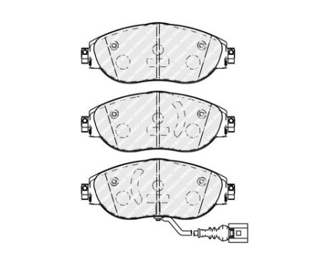 Brake Pad Set, disc brake PREMIER ECO FRICTION FDB5096 Ferodo, Image 2