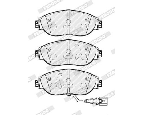Brake Pad Set, disc brake PREMIER ECO FRICTION FDB5096 Ferodo, Image 2