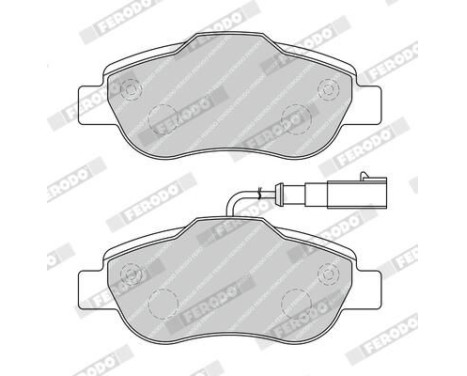 Brake Pad Set, disc brake PREMIER ECO FRICTION FDB5097 Ferodo
