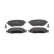 Brake Pad Set, disc brake PREMIER ECO FRICTION FDB5104 Ferodo