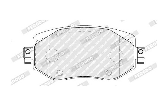 Brake Pad Set, disc brake PREMIER ECO FRICTION FDB5104 Ferodo, Image 2
