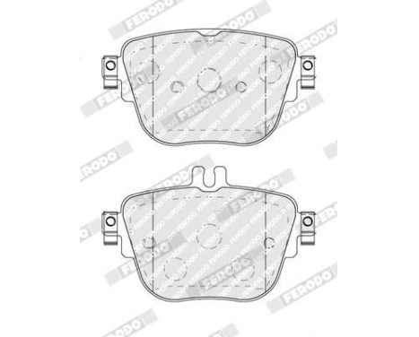 Brake Pad Set, disc brake PREMIER ECO FRICTION FDB5106 Ferodo, Image 4