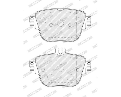 Brake Pad Set, disc brake PREMIER ECO FRICTION FDB5106 Ferodo, Image 4