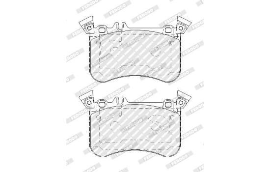 Brake Pad Set, disc brake PREMIER ECO FRICTION FDB5109 Ferodo, Image 4