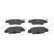 Brake Pad Set, disc brake PREMIER ECO FRICTION FDB5116 Ferodo