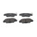 Brake Pad Set, disc brake PREMIER ECO FRICTION FDB5116 Ferodo
