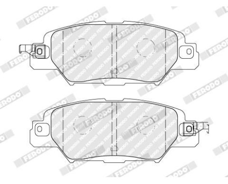 Brake Pad Set, disc brake PREMIER ECO FRICTION FDB5116 Ferodo, Image 2