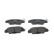 Brake Pad Set, disc brake PREMIER ECO FRICTION FDB5116 Ferodo
