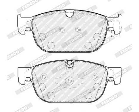 Brake Pad Set, disc brake PREMIER ECO FRICTION FDB5117 Ferodo, Image 2