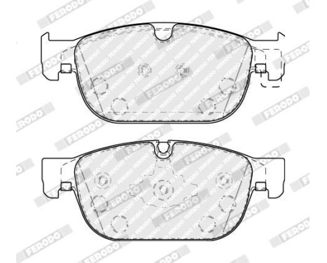 Brake Pad Set, disc brake PREMIER ECO FRICTION FDB5117 Ferodo, Image 2