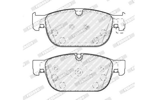 Brake Pad Set, disc brake PREMIER ECO FRICTION FDB5117 Ferodo, Image 2