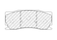 Brake Pad Set, disc brake PREMIER ECO FRICTION FDB5118 Ferodo
