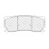 Brake Pad Set, disc brake PREMIER ECO FRICTION FDB5118 Ferodo