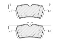Brake Pad Set, disc brake PREMIER ECO FRICTION FDB5130 Ferodo