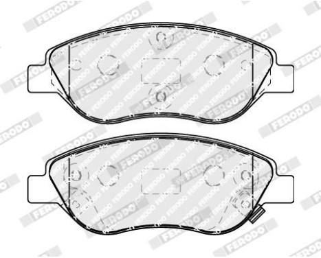 Brake Pad Set, disc brake PREMIER ECO FRICTION FDB5138 Ferodo, Image 2
