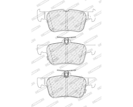 Brake Pad Set, disc brake PREMIER ECO FRICTION FDB5174 Ferodo, Image 2