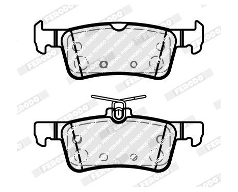 Brake Pad Set, disc brake PREMIER ECO FRICTION FDB5185 Ferodo, Image 2