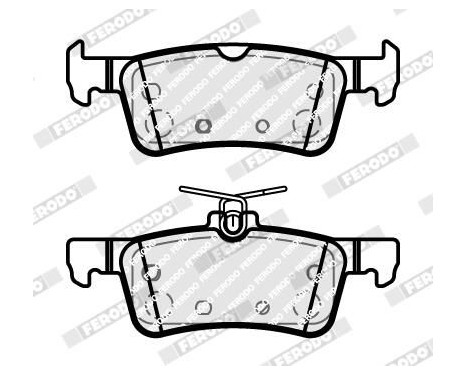 Brake Pad Set, disc brake PREMIER ECO FRICTION FDB5185 Ferodo, Image 3