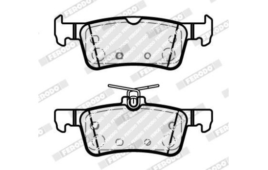 Brake Pad Set, disc brake PREMIER ECO FRICTION FDB5185 Ferodo, Image 3
