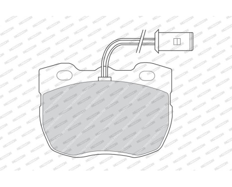 Brake Pad Set, disc brake PREMIER ECO FRICTION FDB520 Ferodo, Image 3