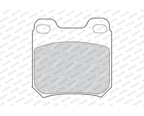 Brake Pad Set, disc brake PREMIER ECO FRICTION FDB525 Ferodo, Image 4