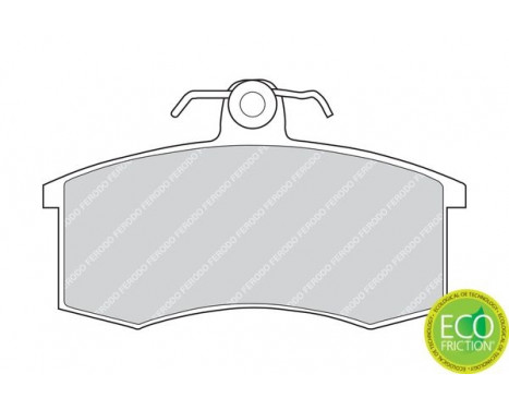 Brake Pad Set, disc brake PREMIER ECO FRICTION FDB527 Ferodo, Image 3