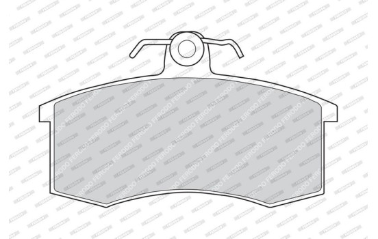 Brake Pad Set, disc brake PREMIER ECO FRICTION FDB527 Ferodo, Image 3