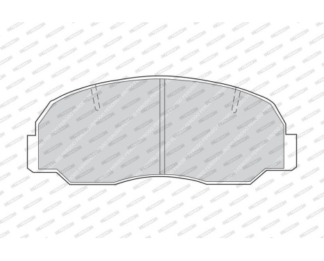 Brake Pad Set, disc brake PREMIER ECO FRICTION FDB532 Ferodo, Image 3