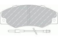 Brake Pad Set, disc brake PREMIER ECO FRICTION FDB534 Ferodo