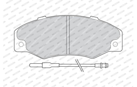 Brake Pad Set, disc brake PREMIER ECO FRICTION FDB534 Ferodo, Image 3
