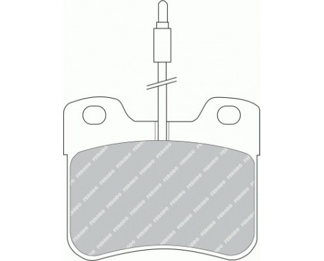 Brake Pad Set, disc brake PREMIER ECO FRICTION FDB535 Ferodo, Image 2