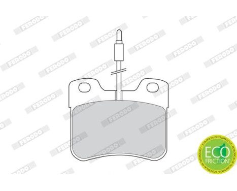 Brake Pad Set, disc brake PREMIER ECO FRICTION FDB535 Ferodo, Image 3