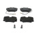 Brake Pad Set, disc brake PREMIER ECO FRICTION FDB540 Ferodo, Thumbnail 2