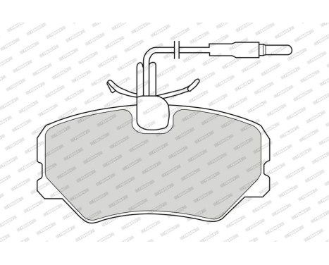 Brake Pad Set, disc brake PREMIER ECO FRICTION FDB540 Ferodo, Image 3