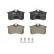 Brake Pad Set, disc brake PREMIER ECO FRICTION FDB541 Ferodo