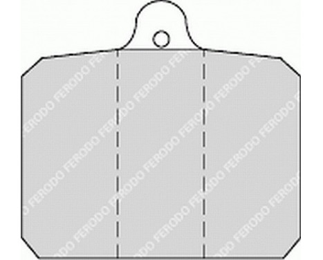 Brake Pad Set, disc brake PREMIER ECO FRICTION FDB55 Ferodo, Image 2