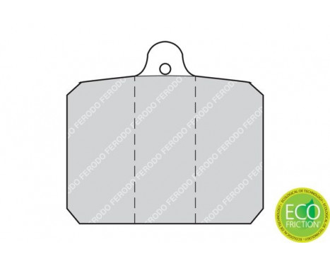 Brake Pad Set, disc brake PREMIER ECO FRICTION FDB55 Ferodo, Image 3
