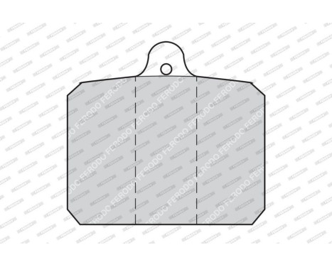 Brake Pad Set, disc brake PREMIER ECO FRICTION FDB55 Ferodo, Image 4