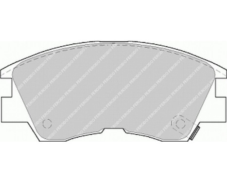 Brake Pad Set, disc brake PREMIER ECO FRICTION FDB556 Ferodo, Image 2