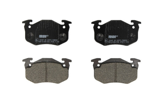 Brake Pad Set, disc brake PREMIER ECO FRICTION FDB558 Ferodo