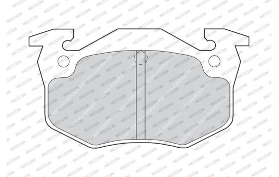 Brake Pad Set, disc brake PREMIER ECO FRICTION FDB558 Ferodo, Image 3