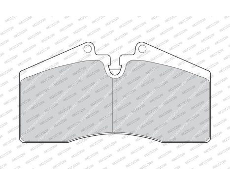 Brake Pad Set, disc brake PREMIER ECO FRICTION FDB560 Ferodo, Image 3