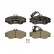 Brake Pad Set, disc brake PREMIER ECO FRICTION FDB563 Ferodo