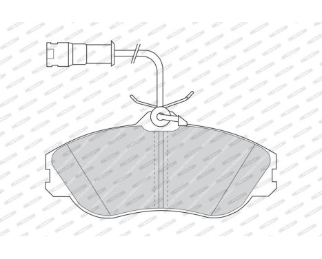 Brake Pad Set, disc brake PREMIER ECO FRICTION FDB563 Ferodo, Image 3